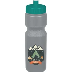 Sport Bottle with Push Pull Lid - 28 oz - Colors - Full Color