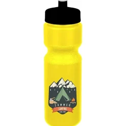 Sport Bottle with Push Pull Lid - 28 oz - Colors - Full Color