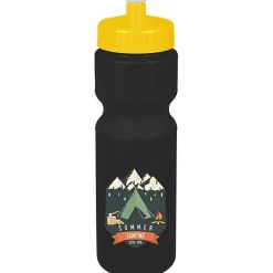 Sport Bottle with Push Pull Lid - 28 oz - Colors - Full Color