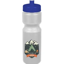 Sport Bottle with Push Pull Lid - 28 oz - Colors - Full Color