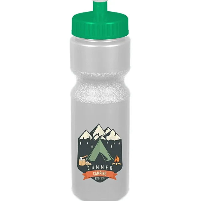Sport Bottle with Push Pull Lid - 28 oz - Colors - Full Color