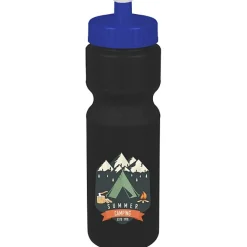 Sport Bottle with Push Pull Lid - 28 oz - Colors - Full Color