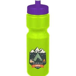 Sport Bottle with Push Pull Lid - 28 oz - Colors - Full Color