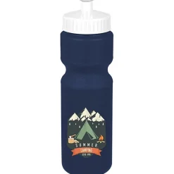 Sport Bottle with Push Pull Lid - 28 oz - Colors - Full Color