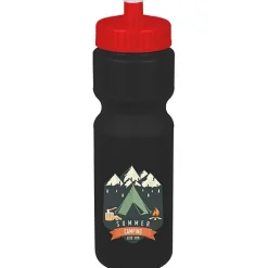 Sport Bottle with Push Pull Lid - 28 oz - Colors - Full Color