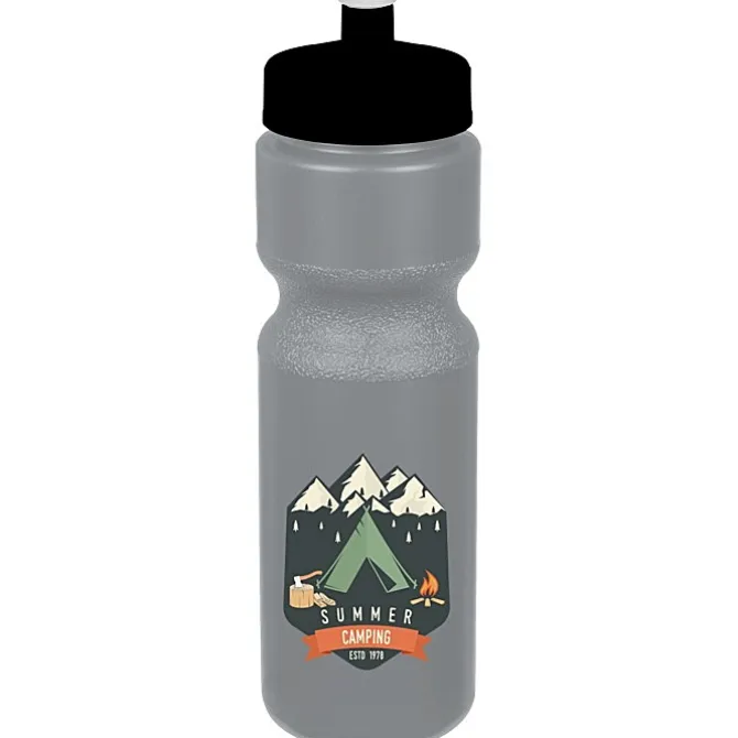 Sport Bottle with Push Pull Lid - 28 oz - Colors - Full Color