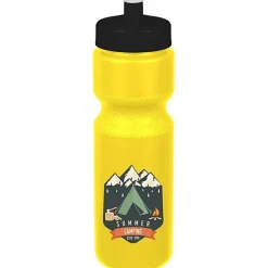 Sport Bottle with Push Pull Lid - 28 oz - Colors - Full Color