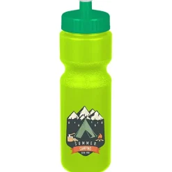 Sport Bottle with Push Pull Lid - 28 oz - Colors - Full Color