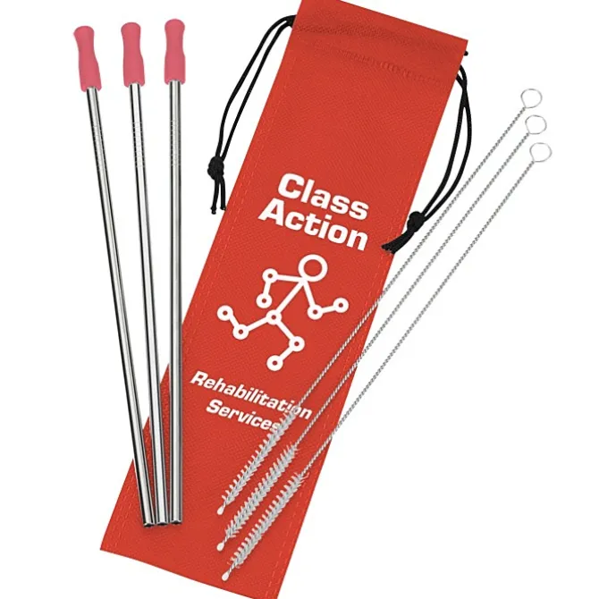 Stainless Steel Straw Set - 3-pack