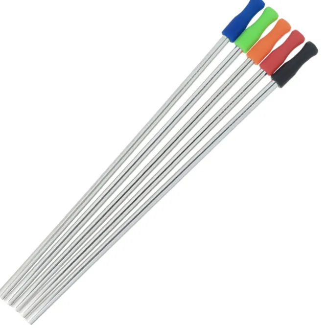 Stainless Straw Set in Cotton Pouch - 1 Pack - 24 hr