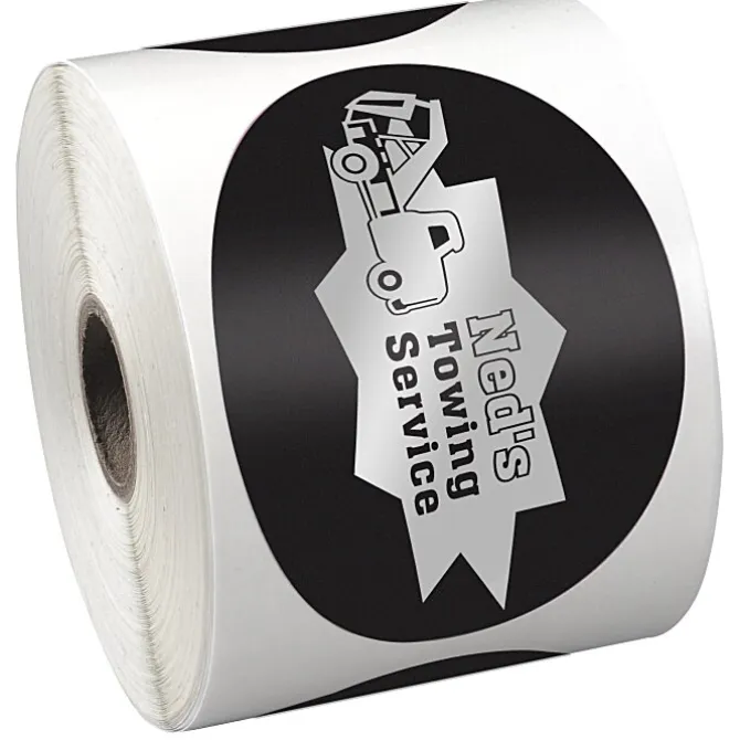 Sticker by the Roll - Oval - 2-5/8 inches x 3-3/4 inches