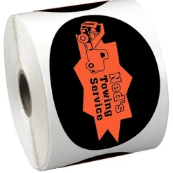 Sticker by the Roll - Oval - 2-5/8 inches x 3-3/4 inches