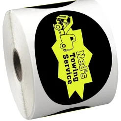 Sticker by the Roll - Oval - 2-5/8 inches x 3-3/4 inches
