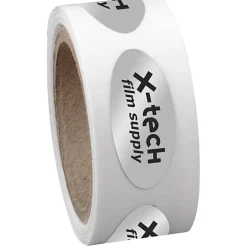 Sticker by the Roll - Oval - 3/8 inches x 7/8 inches