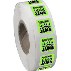 Sticker by the Roll - Square - 1/2 inches x 1/2 inches