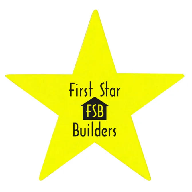 Sticker by the Roll - Star - 9/16 inches x 5/8 inches