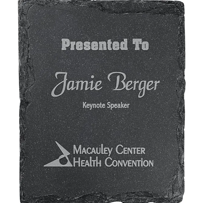 Stonecast Slate Plaque - 12 inches