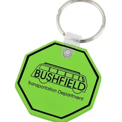 Stop Sign Soft Keychain - Translucent