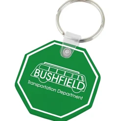 Stop Sign Soft Keychain - Translucent