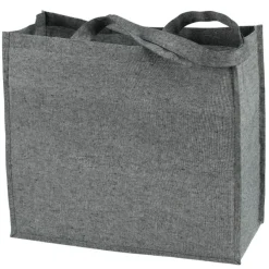 Structured Cotton Shopper Tote with Interior Lamination - Full Color