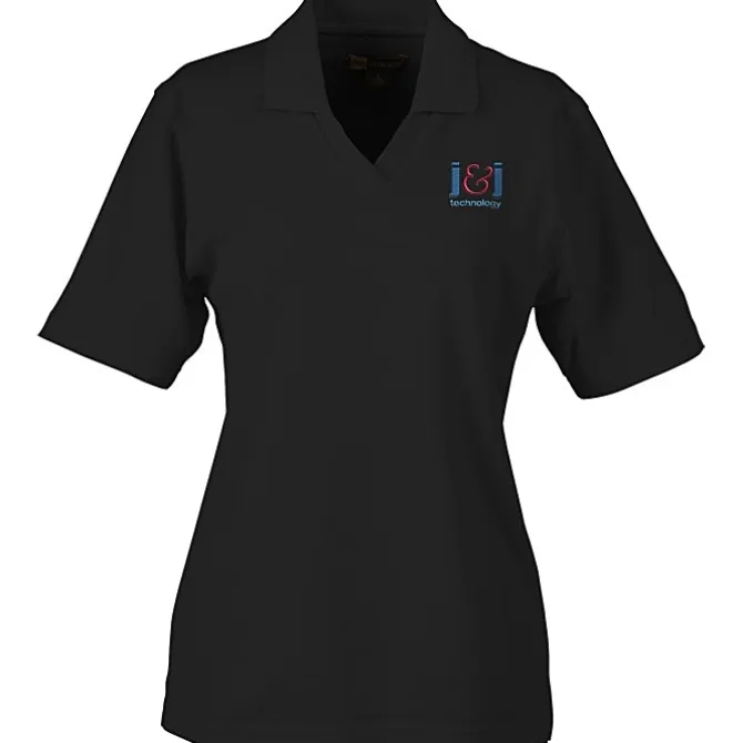 Superblend Johnny Collar Pique Polo - Ladies'