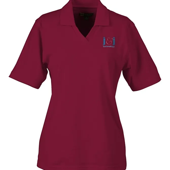 Superblend Johnny Collar Pique Polo - Ladies'
