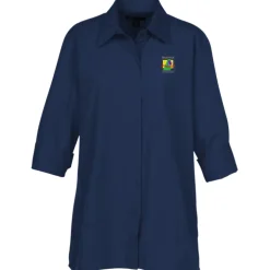 Superblend 3/4 Sleeve Poplin Swing Shirt - Ladies'