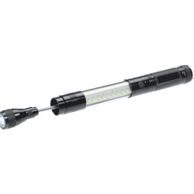 Telescopic Magnetic COB Flashlight