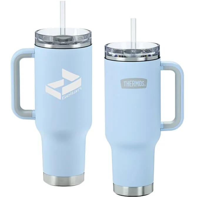 Thermos Vacuum Mug with Straw - 40 oz.