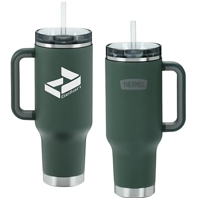 Thermos Vacuum Mug with Straw - 40 oz.