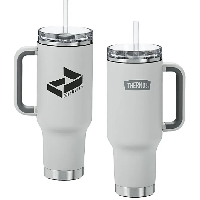Thermos Vacuum Mug with Straw - 40 oz.
