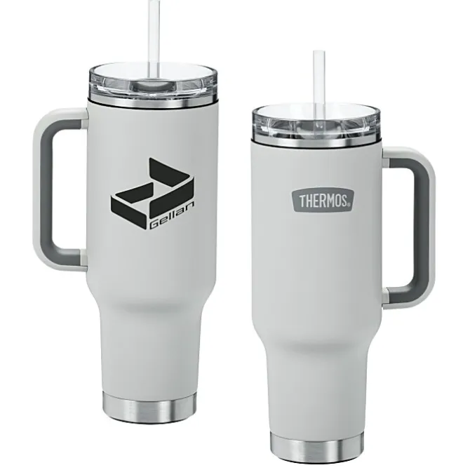 Thermos Vacuum Mug with Straw - 40 oz.