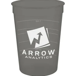 Translucent Stadium Cup with Measurements - 12 oz