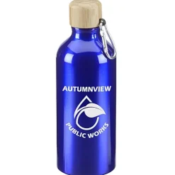 Tundra Aluminum Bottle with Bamboo Lid - 20 oz.