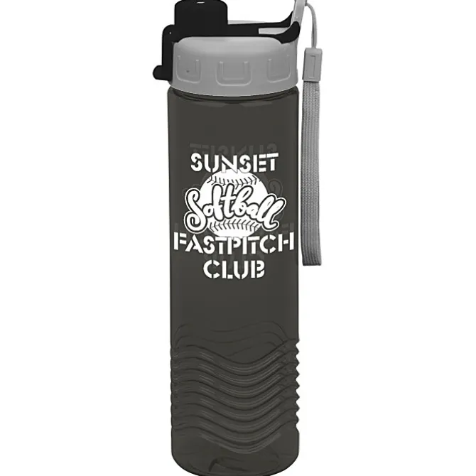 Twist Water Bottle with Quick Snap Lid - 24 oz
