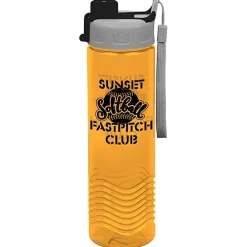 Twist Water Bottle with Quick Snap Lid - 24 oz