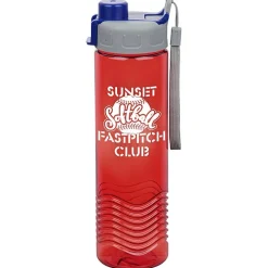 Twist Water Bottle with Quick Snap Lid - 24 oz
