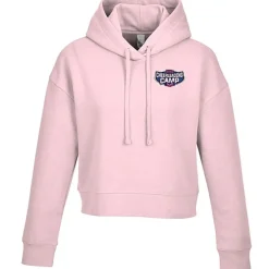 Ultimate 8.3-oz CVC Fleece Cropped Hoodie - Ladies' - Embroidered