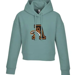 Ultimate 8.3-oz CVC Fleece Cropped Hoodie - Ladies' - Full Color