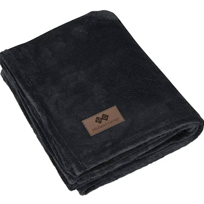 Ultra Plush Blanket - Laser Engraved Patch