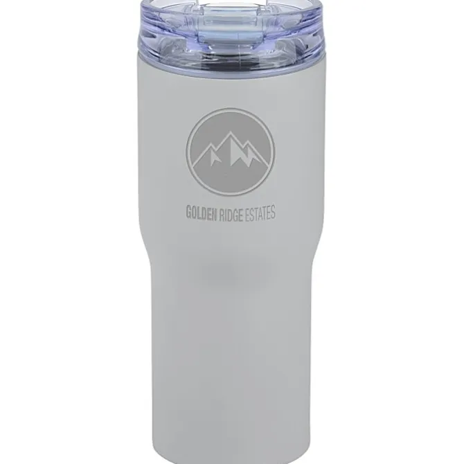 Urban Peak Vacuum Tumbler - 20 oz - Powder Coat - Laser Engraved