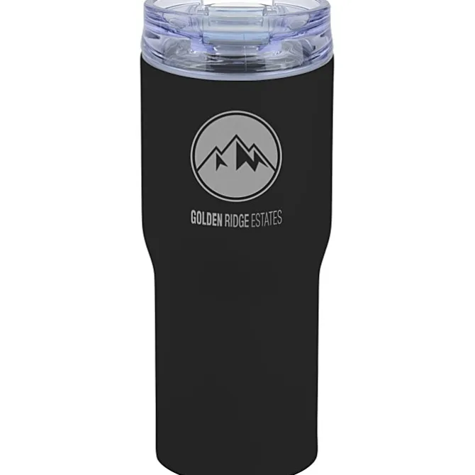 Urban Peak Vacuum Tumbler - 20 oz - Powder Coat - Laser Engraved