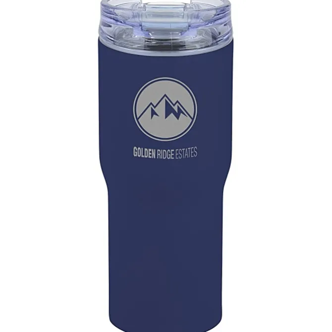 Urban Peak Vacuum Tumbler - 20 oz - Powder Coat - Laser Engraved