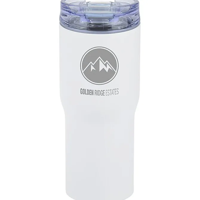 Urban Peak Vacuum Tumbler - 20 oz - Powder Coat - Laser Engraved
