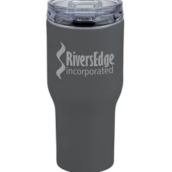 Urban Peak Vacuum Tumbler - 30 oz. - Powder Coat - Laser Engraved - 24 hr