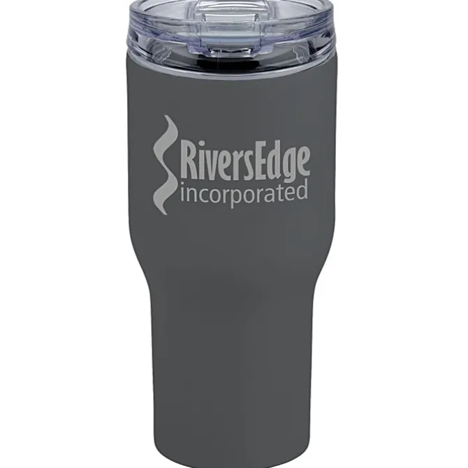 Urban Peak Vacuum Tumbler - 30 oz. - Powder Coat - Laser Engraved - 24 hr