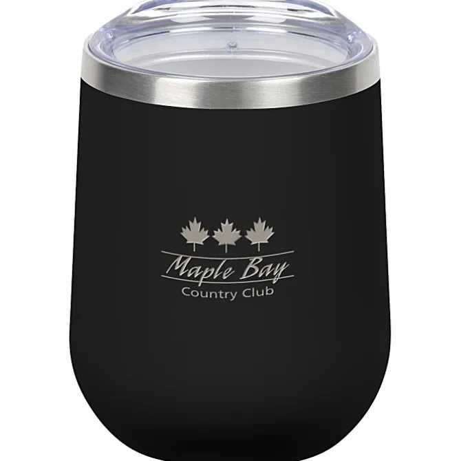 Vacuum Wine Tumbler - 12 oz - Laser Engraved