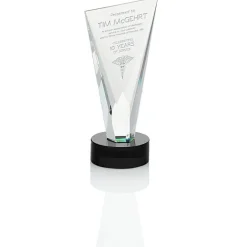 Valiant Crystal Award - 7 inches - 24 hr