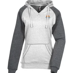 Varsity Fleece Raglan Hoodie - Ladies' - Embroidered