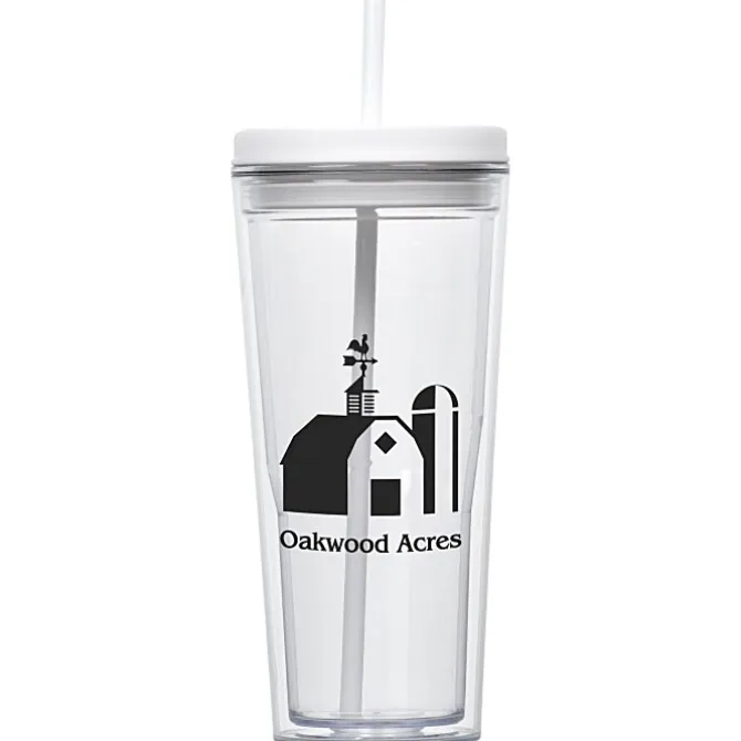 Vast Acrylic Tumbler with Straw - 21 oz - 24 hr